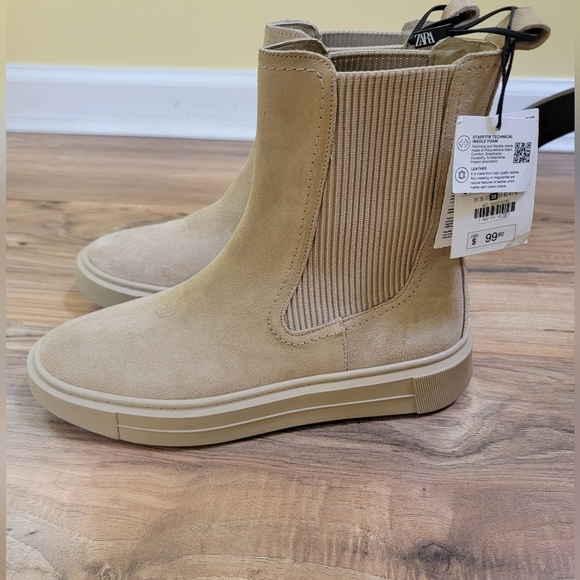 Zara leather boots size 38 - Picture 8 of 10